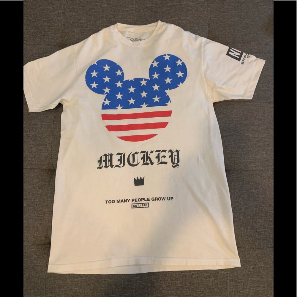 Disney Collection by Neff Mickey Mouse American Flag T-Shirt